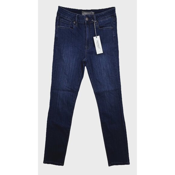 Justusa Denim - Justusa Womens Jeans Dark Wash Sz 28/6 Melody High-Rise Skinny Comfort Jeans